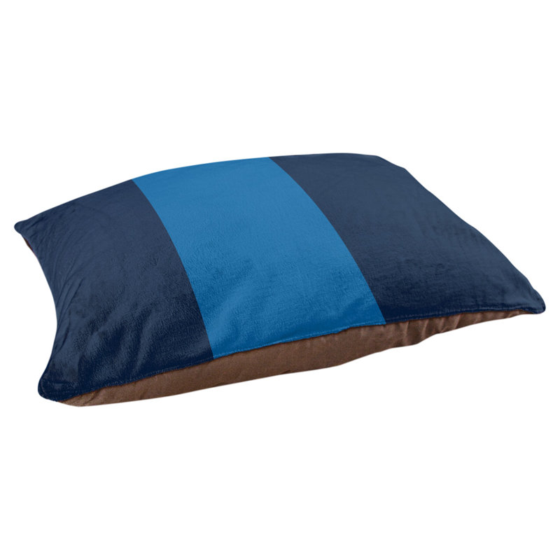 Coussin Designer, Petit (L 18 po x l 28 po), Bleu nuit polaire / bleu aviateur