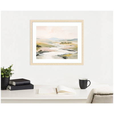 «Tranquil Landscape No. 2» par Amy Lighthall, reproduction d'art encadrée