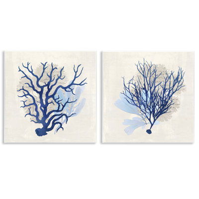 "Blue Coral Branches", art mural par Susan Arnot