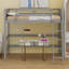 Lit mezzanine en bois avec échelle-1867699107