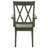 Yelena Double X-Back Arm Chair-1833408322