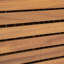Chariot-bar d'extérieur en bois d'acacia pour patio