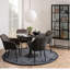 Bettie Round Metal Base Dining Table-108042007-108042004