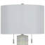 Lampe de table irisée en verre et en métal Radiant Glow - 30 po x 16 po