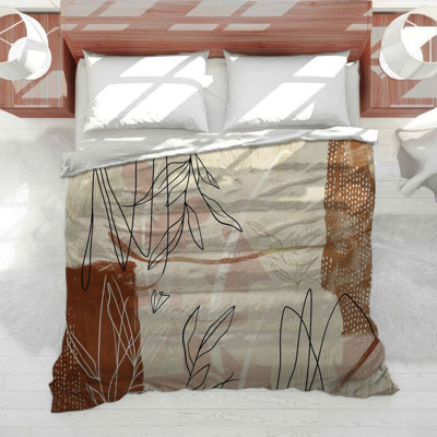 Botanical Bedding Cool Pattern Comforter Abstract
