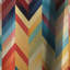 Motif à chevrons en mosaïque de la culture I, rideau occultant - 1 panneau-107555084