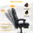 Elianagrace Reclining Office Chair with Massage, Heating, Ergonomic Office Chair with Foot Rest-1018797741