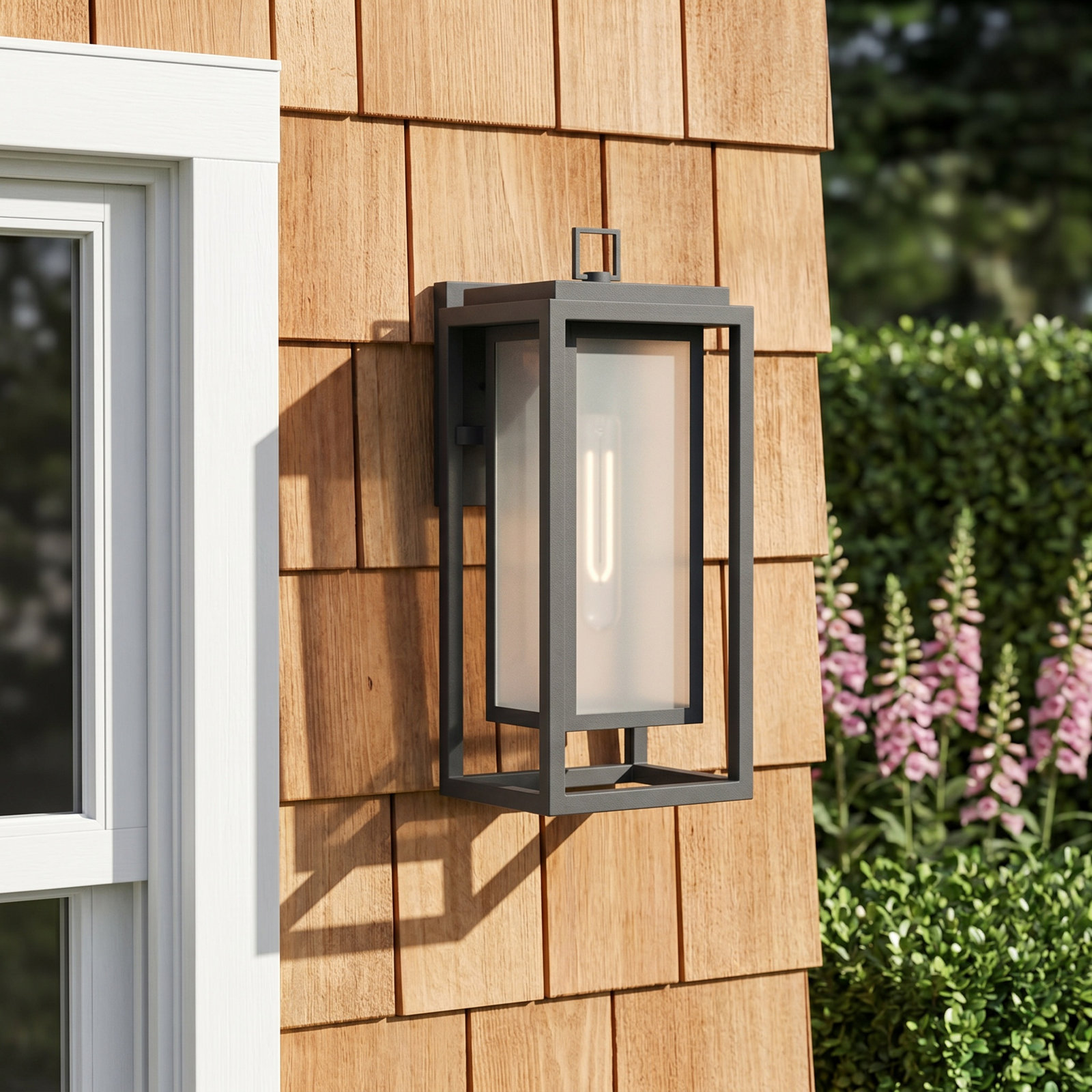 Outdoor Wall Lantern, Oil Rubbed Bronze