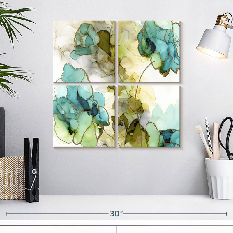 Avery Flower Facets IV, H 18 po x l 18 po