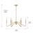 Roin 6 - Light Steel Dimmable Round Chandelier-1143043094