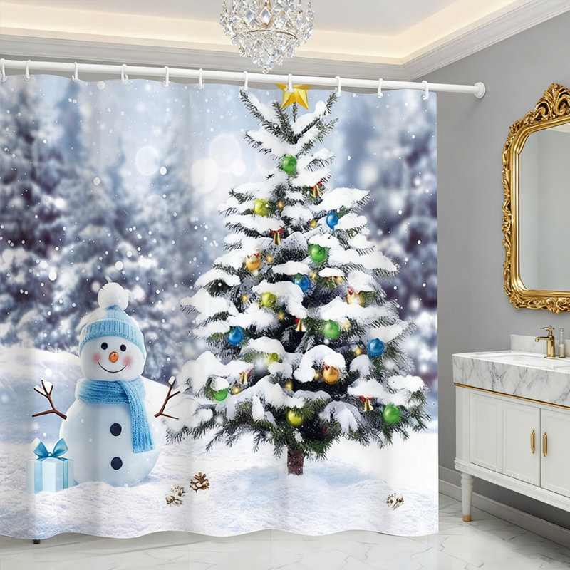 Rideau de douche Christmas