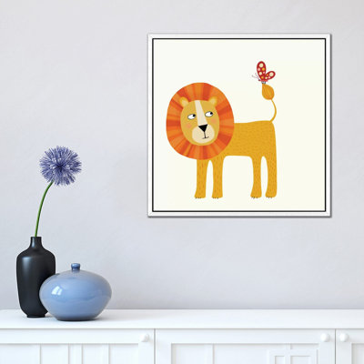 Lion by Nic Squirrell - Print on Canvas