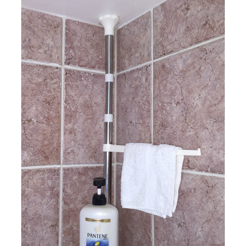 Support de rangement pour baignoire et douche à hauteur réglable de 3,3 à 10 pi