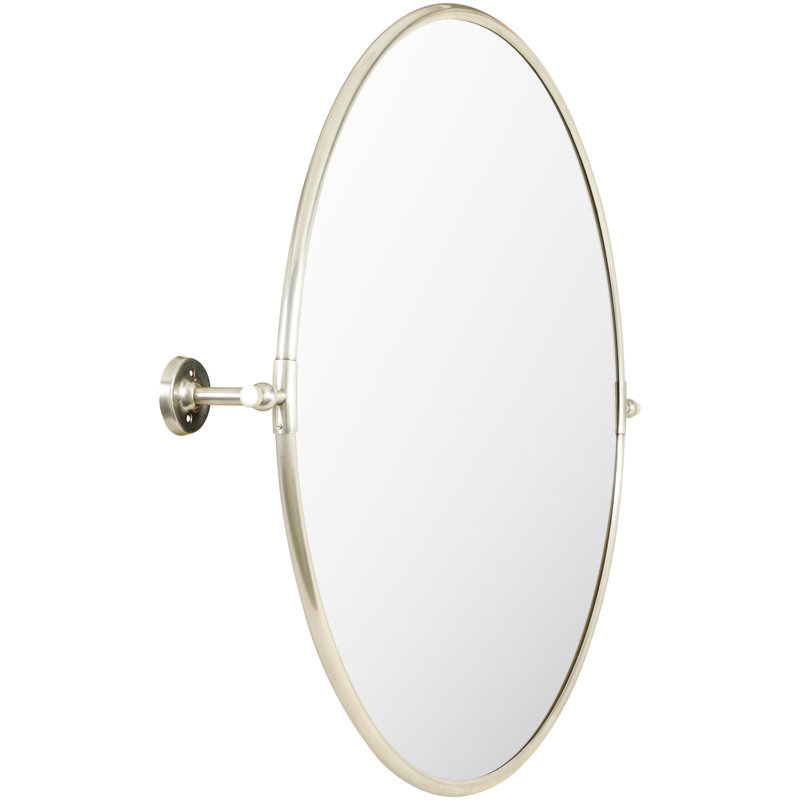 Dara Metal Mirror, 27" H x 31" W x 4" D, Iron