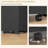 3 Drawer Home Office Storage Cabinet, Office Drawer On Wheels With Removable Tray, Under Desk Printer Stand With Storage-1213591327