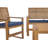Andralyn Acacia 4 - Person Patio Conversation Set with Cushions-1039766068-1013235573