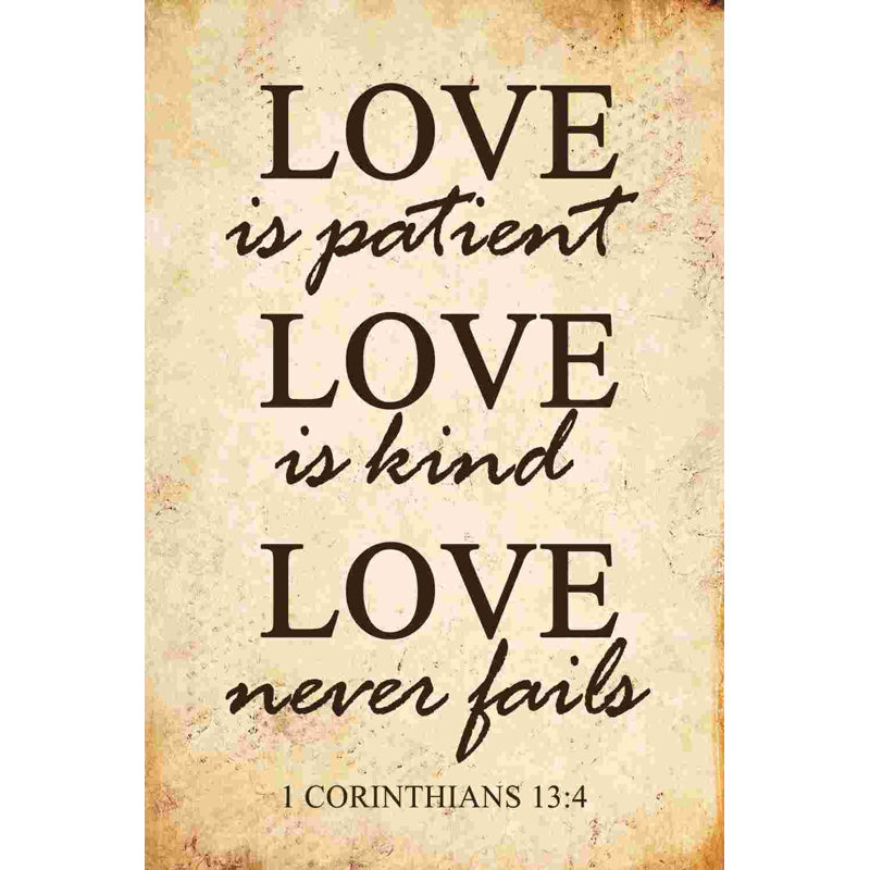 Love Love Kind, H 18 po x l 12 po