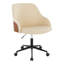 Chaise de bureau rembourrée en similicuir Hackler-1440486814-1438555516