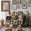 Courtepointe Rustic Patchwork - 1 pièce Sherpa Premium-390953939