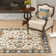 Tapis oriental en laine brun clair touffeté à la main BuckHill
