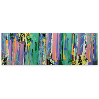 Hand-Painted Acrylic Painting Colorful Era