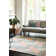 Deutsch Hand Woven Wool Pink/Grey Indoor Rug