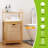 Laundry Baskets Organizer Hamper With 2-Tier Shelves & Tilt Out Basket For Laundry Room, Bathroom, Nursery, Bedroom, Guest Room, Closet