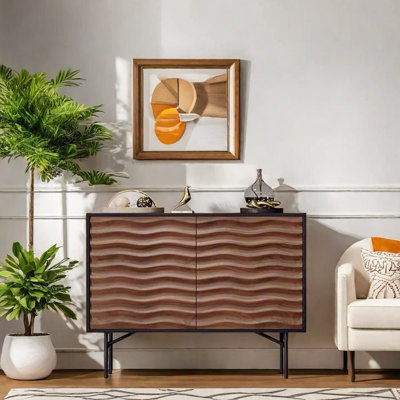 Minimalist Medieval Accent Cabinet