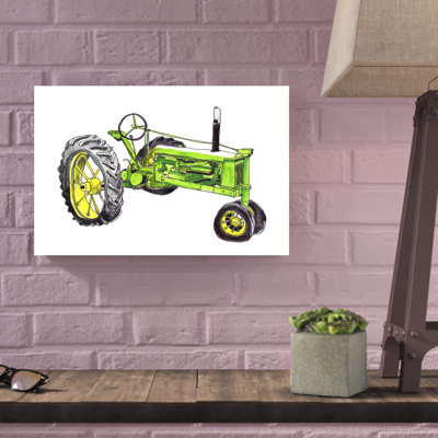 «Tractor Study I» par Paul McCreery - peinture sur toile tendue