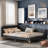 Upholstered Daybed With Headboard And Armrest-185793054-185793055