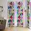 Panneaux de rideaux semi-transparents à motif floral-1460801402
