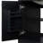 Black Bathroom Vanity Base 30", Solid Wood And Cabinet With Doors & Drawer, Multi-Functional, Adjustable Shelf, Assembly Required Modern Base, Black, ,-821766934