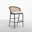 Tabouret de comptoir 24 po Havana - Craie / Canne naturelle-130055487-130055410-84679646