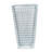 11" Clear Geometric Glass Table Vase