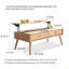 Table basse surélevée 100% chêne massif-1578204885