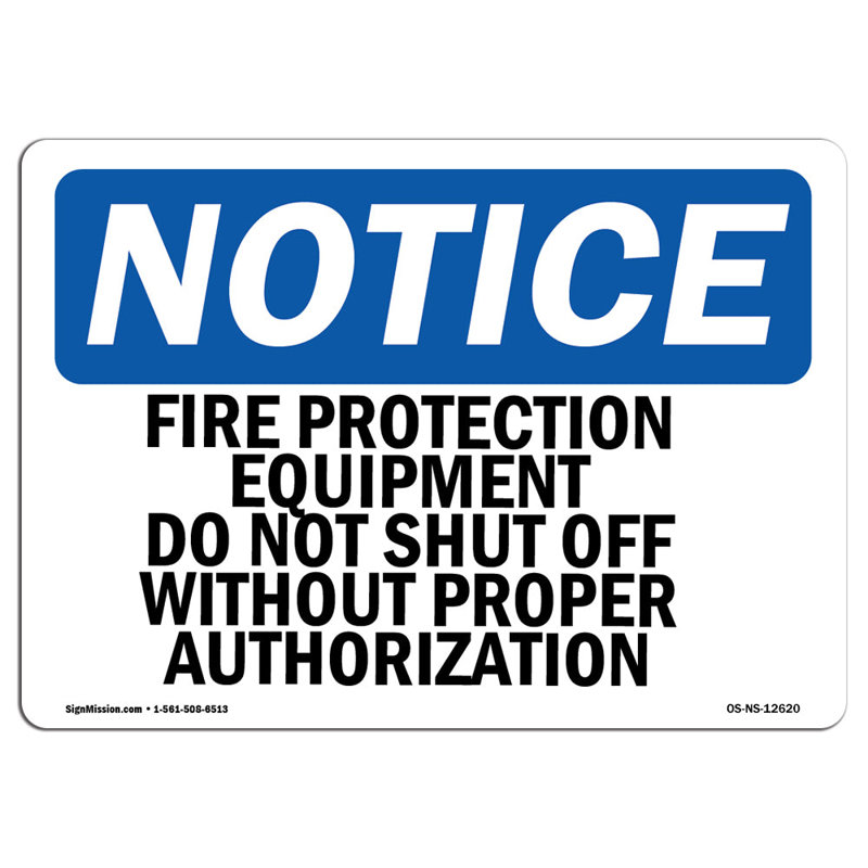 Notice Sign