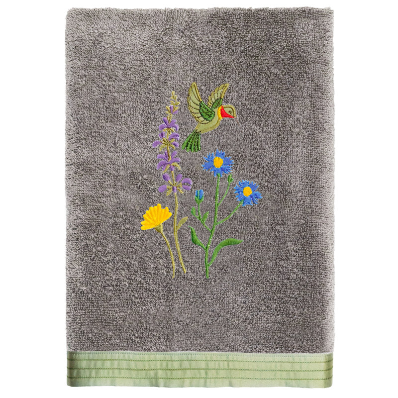 Débarbouillette 100% coton Hada, Gris anthracite