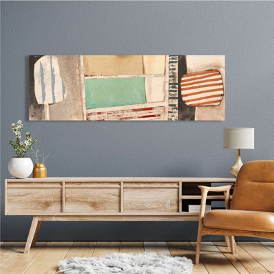 Abstrac Biarritz - Wrapped Canvas Print