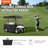 Golf Cart Enclosure, With 4-Sided Fairway Deluxe, 300D Waterproof Driving Enclosure With Transparent Windows, Fit For 2+2 Seats Golf Carts (Roof Up To 78.7''L)-119014360-119014357