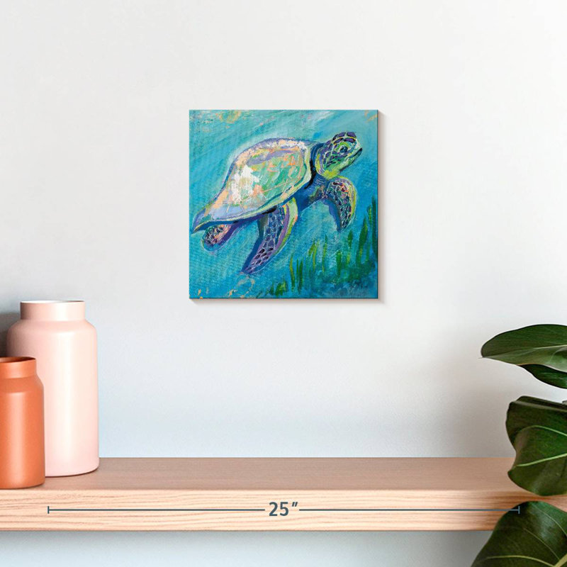 Tortue de mer Brampt, H 10 po x l 10 po