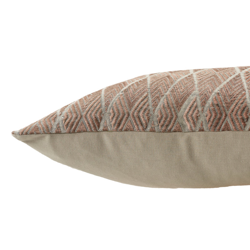 Lexington Geometric Cotton Blend Pillow Cover, Bronze/Gray, Pillow Cover Only - No Insert