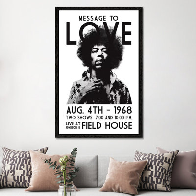 Radio Days 1 Piece Floater Frame Wall Art on Canvas