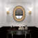 Moonlit Arches 10.4 In. X 9.77 In. Picket Polished Marble Mosaic Tile