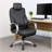 Kelly Rolling Executive Armchair, Black Stitched-Back Caressoftplus-117561224