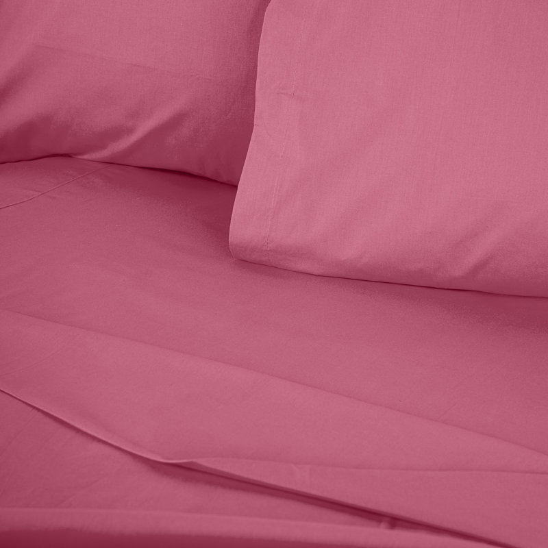 Premium Quilt Cover, Dusty Rose, 61.0 x 86.6 inches | 100% Cotton Ranforce, 155 Thread Count | Machine Washable, Button Closure | Soft, Breathable, & Durable Bedding for Luxurious Comfort