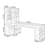 Brown L-Shaped Solid Wood with 1 drawers writing desk-118511598-118511599