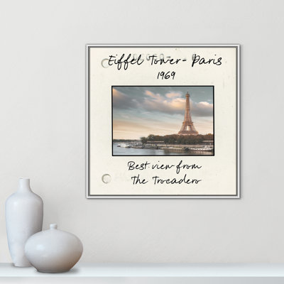 «Paris Paris - Eiffel View Print» par Danita Delmont
