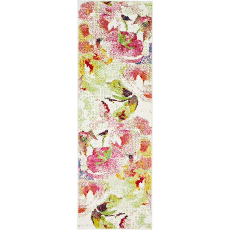 Adelinah Floral Indoor Rug, Runner 2' x 6'1"