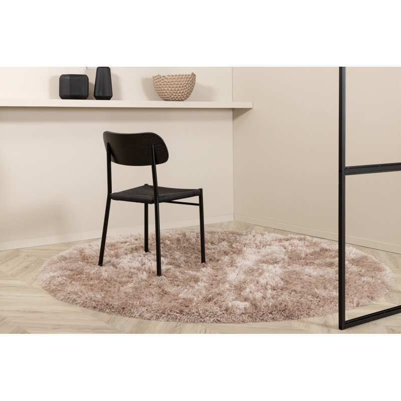 Hoss Solid Colour Hand Woven Area Rug, Round 200cm