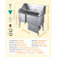 147cm H x 155cm W x 79cm D Dog Grooming Tub
